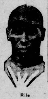 Portrait of Indianapolis A.B.C.'s outfielder Ed Rile from the 1926 Chicago Defender.