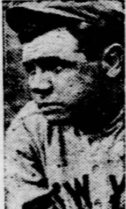 Black-and-white newspaper portrait of Babe Ruth published with his 1926 rookie evaluation column.