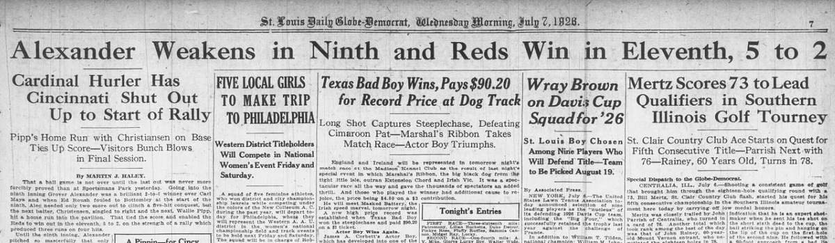 Alexander Weakens in Ninth and Reds Win in Eleventh, 5 to 2