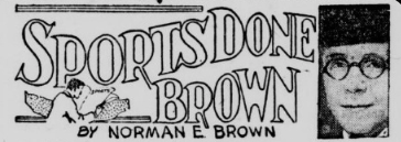 Sports Done Brown - April 21, 1926
