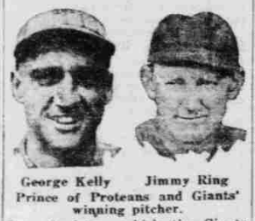 George Kelly’s Two Homers Lift Giants as Rain Washes Out New York and Brooklyn