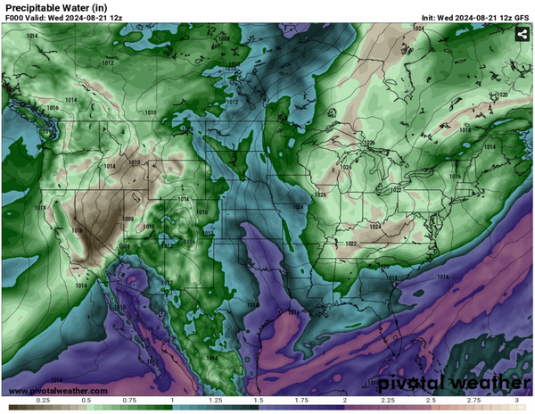 Precipitable Water Revisited: The PWAT Anomaly