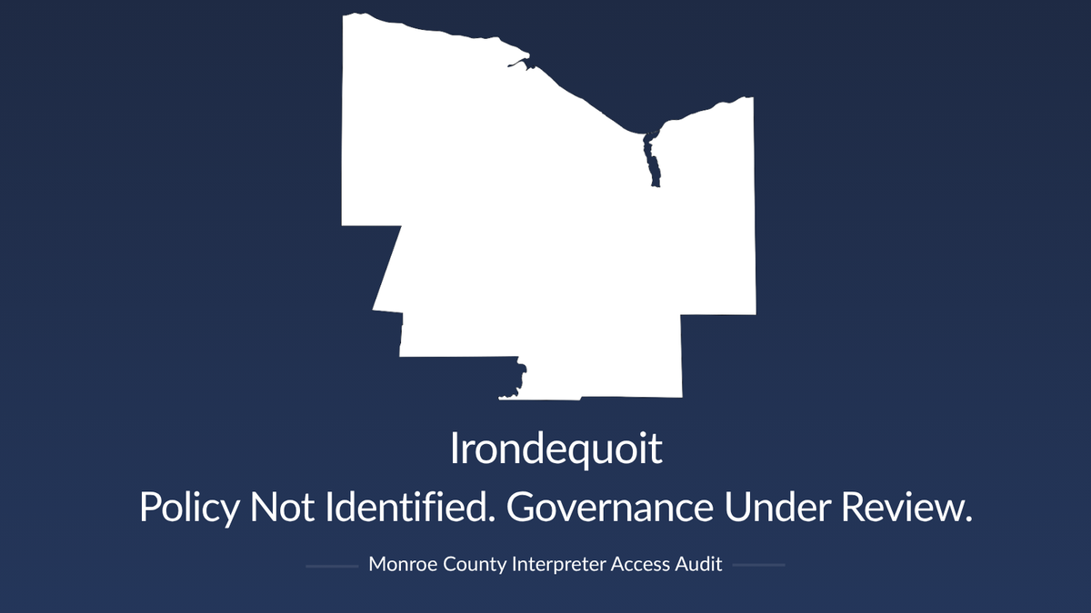 Notice of Population-Level ADA Communication Risk – Irondequoit
