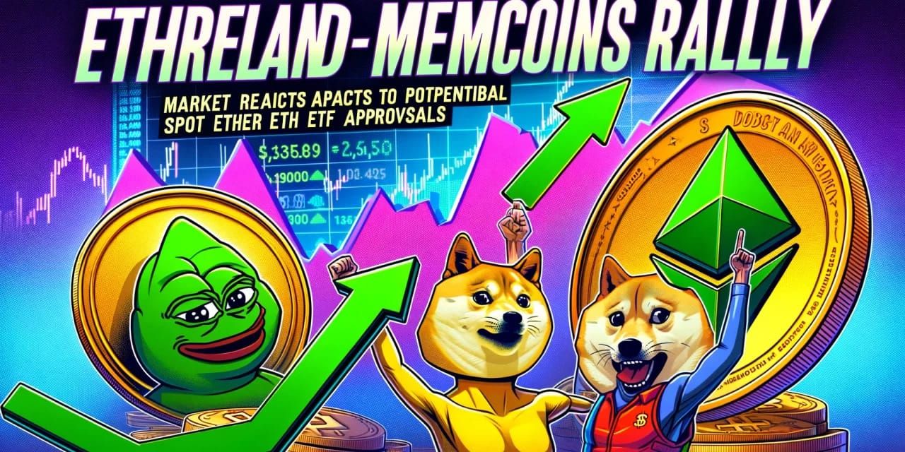 blockchain crypto cryptocurrency Ethereum memecoin rally start (SpotedCrypto)