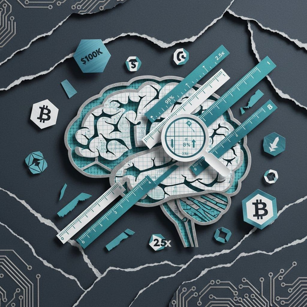 AI crypto coins 2026 guide comparing top projects neural network circuit paper cut collage illustration