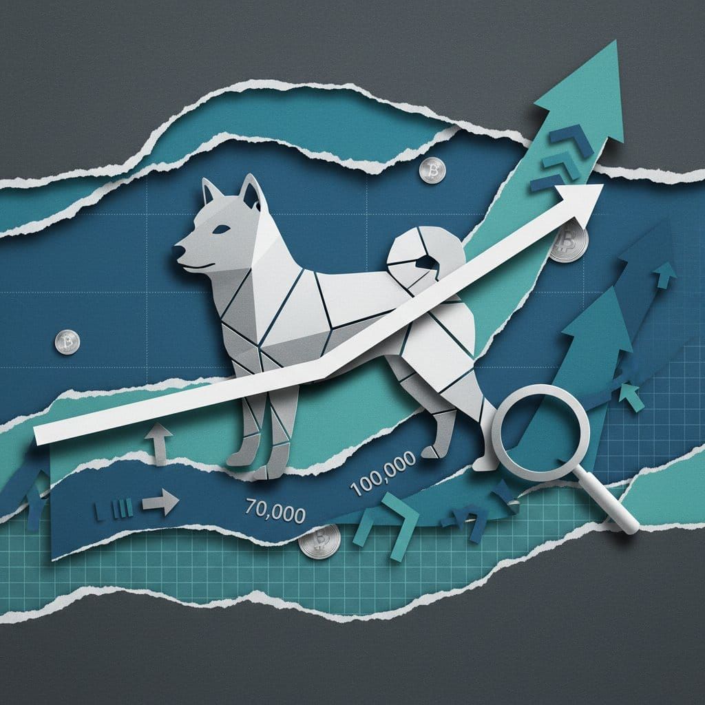 Dogecoin DOGE approaching $0.10 resistance with 21Shares TDOG ETF inflows and Bollinger Band compression — April 2026 outlook