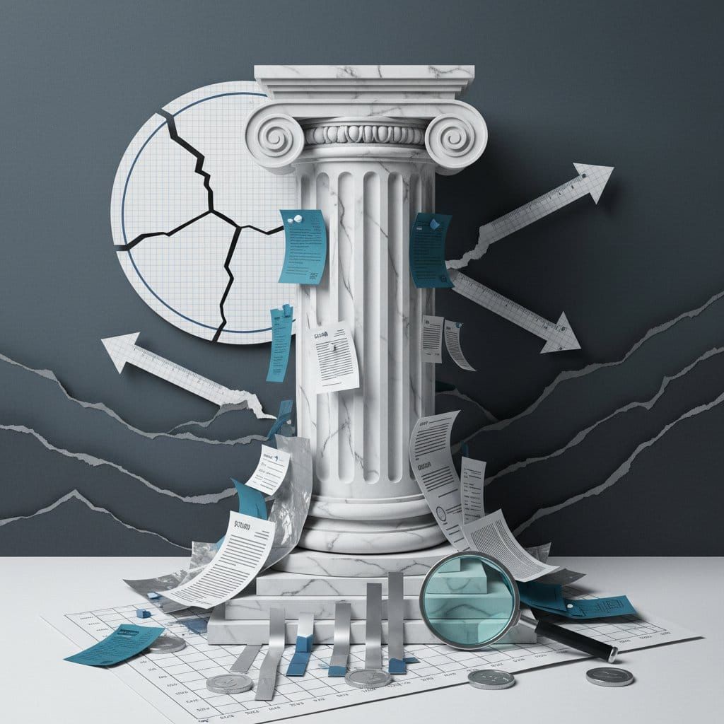 CLARITY Act US Senate 2026 crypto regulation legislative deadlock paper cut collage illustration