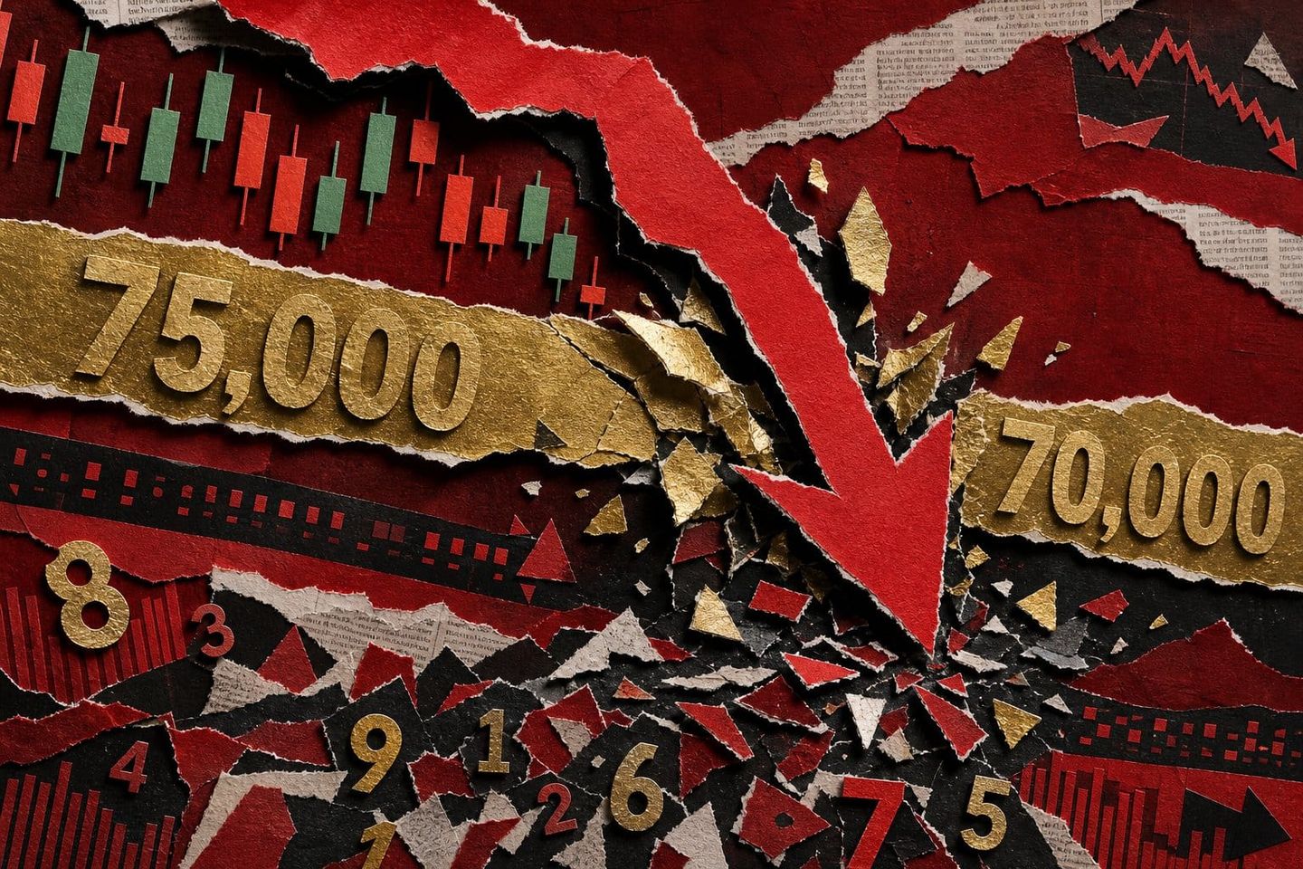 Bitcoin $75K Support Breaks: Bear Market Signals and ETF Exodus