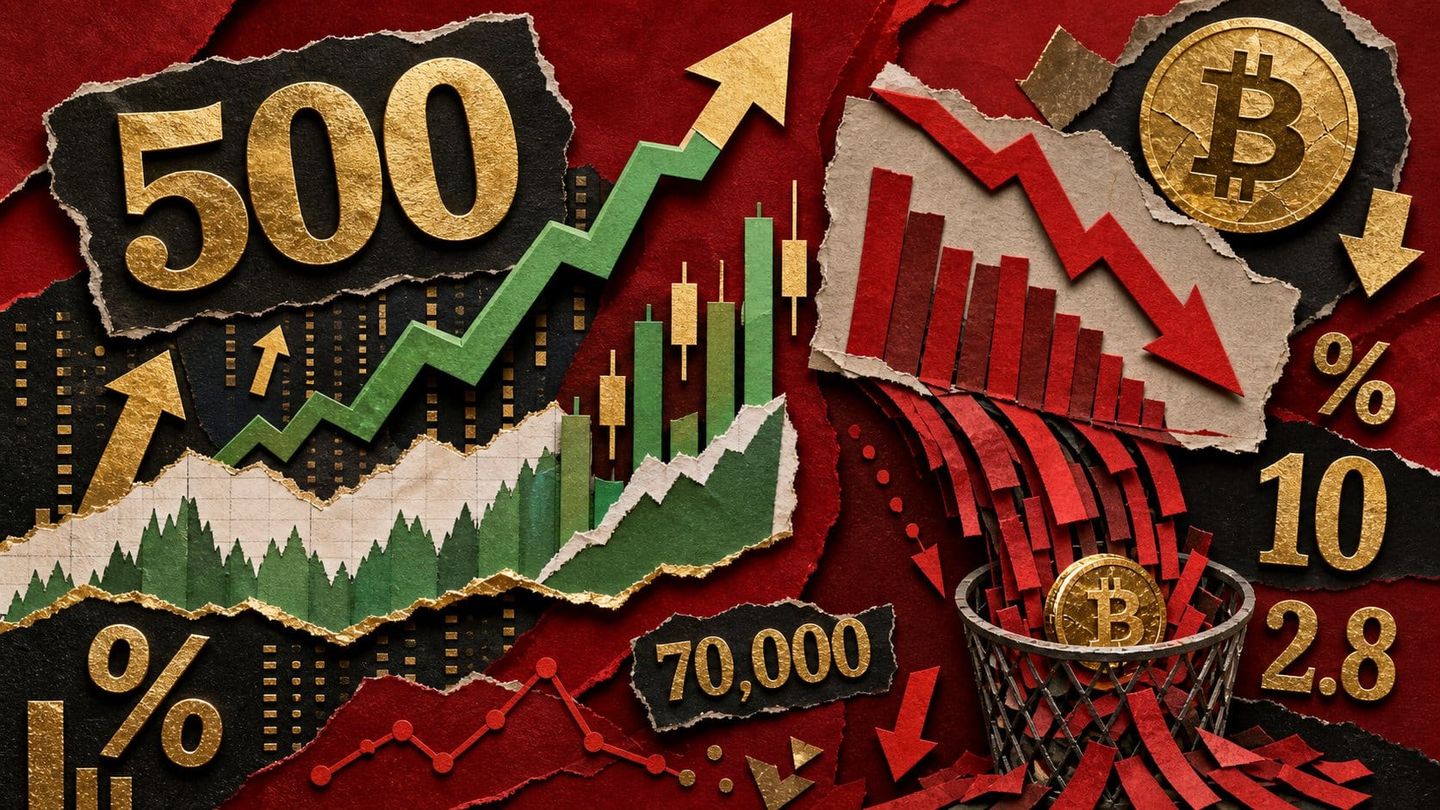 S&P 500 hit a record high. Bitcoin ETFs bled $2.8B in 10 days.
