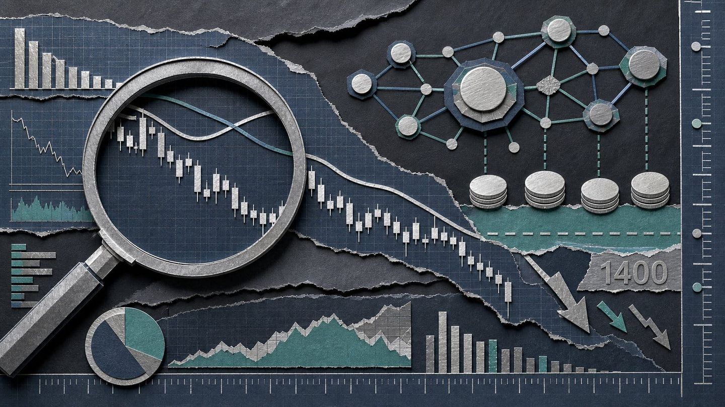 Death cross done. $547M in DeFi hangs above $1,400.