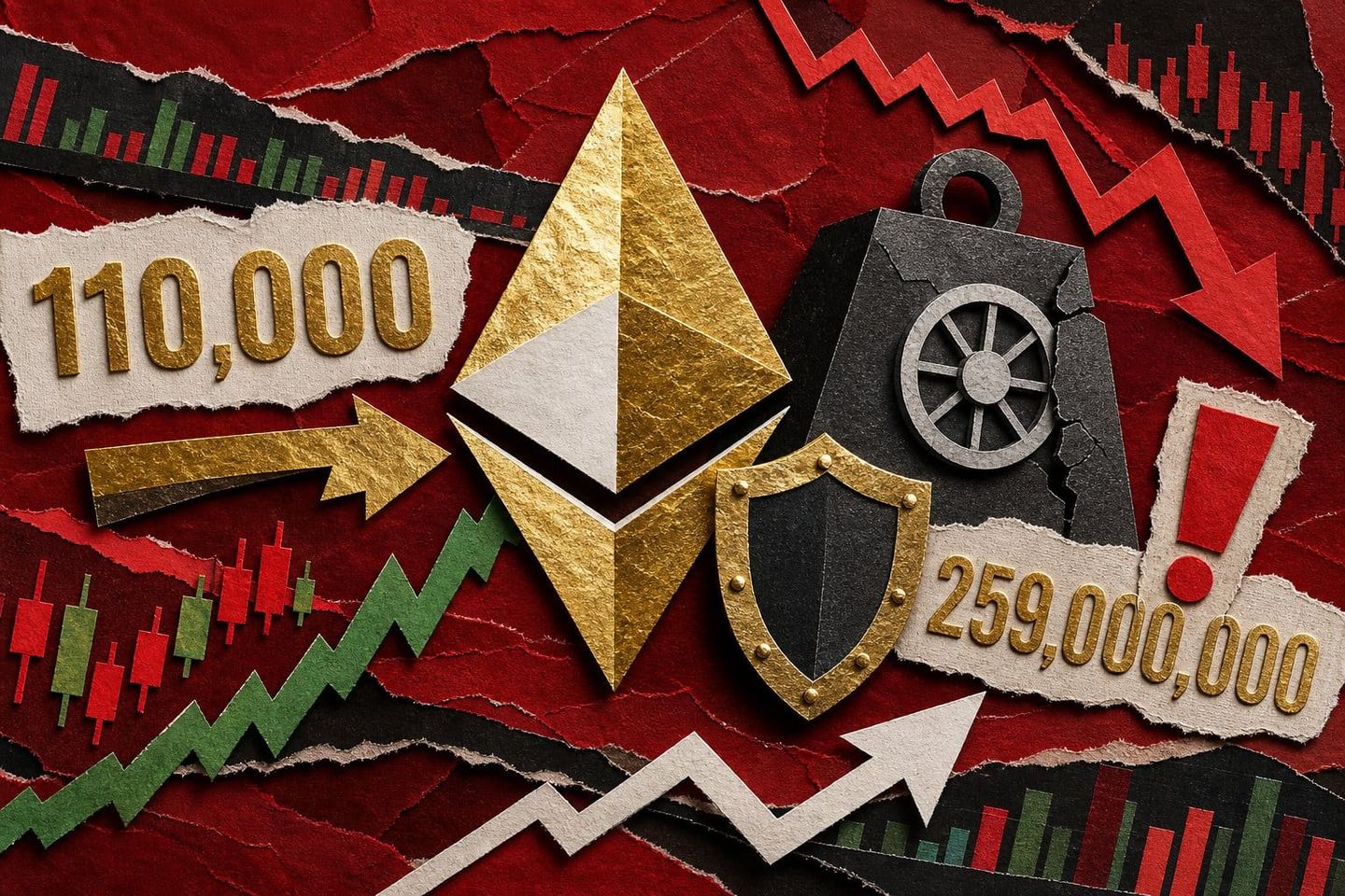 110,000 ETH moved — not to sell, but to survive a $259M debt
