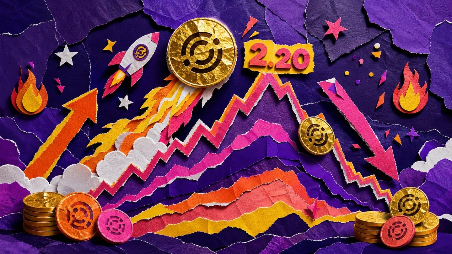 TON hit $2.20 on the rebrand vote — then gave it all back
