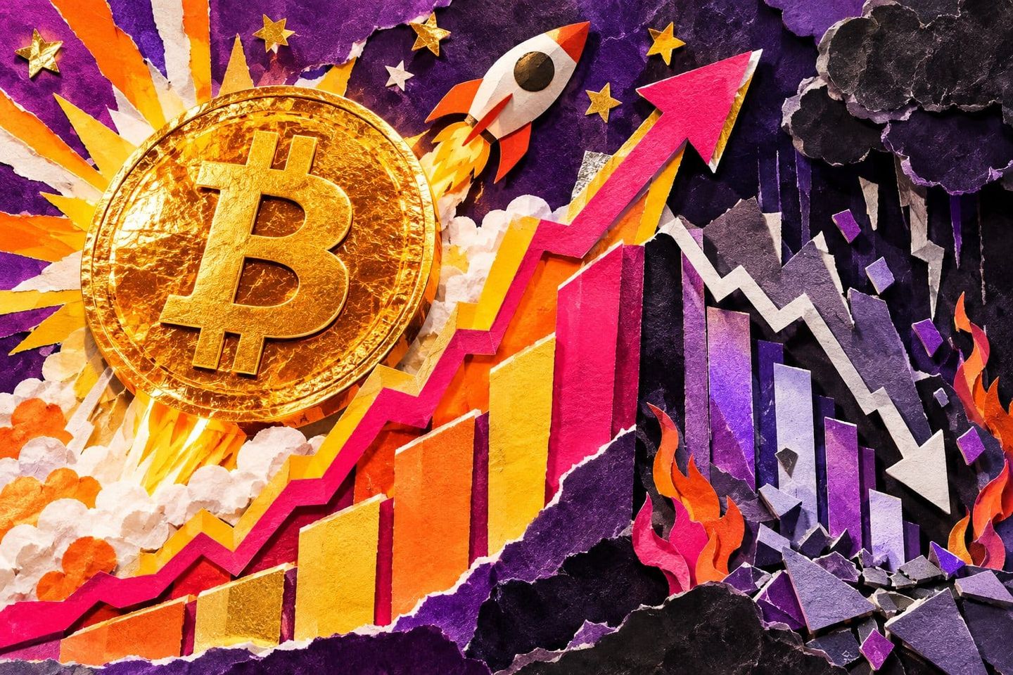 Bitcoin rallied 24.6% while leverage fell 12.6%. Here's why.