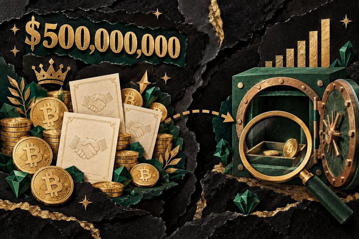 Hashi's $500M is a pledge, not a deposit. Watch this number