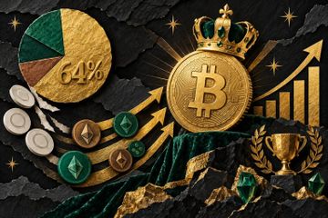Strip out stablecoins and Bitcoin's real share jumps to 64%