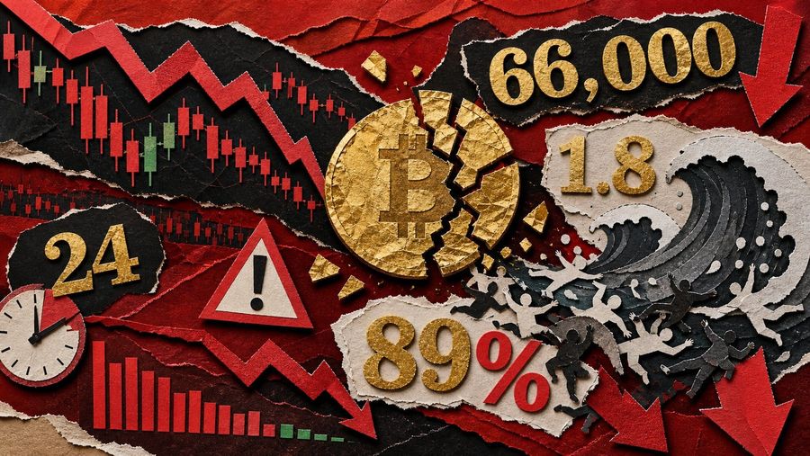 $1.8B liquidated in 24 hours — and 89% were longs