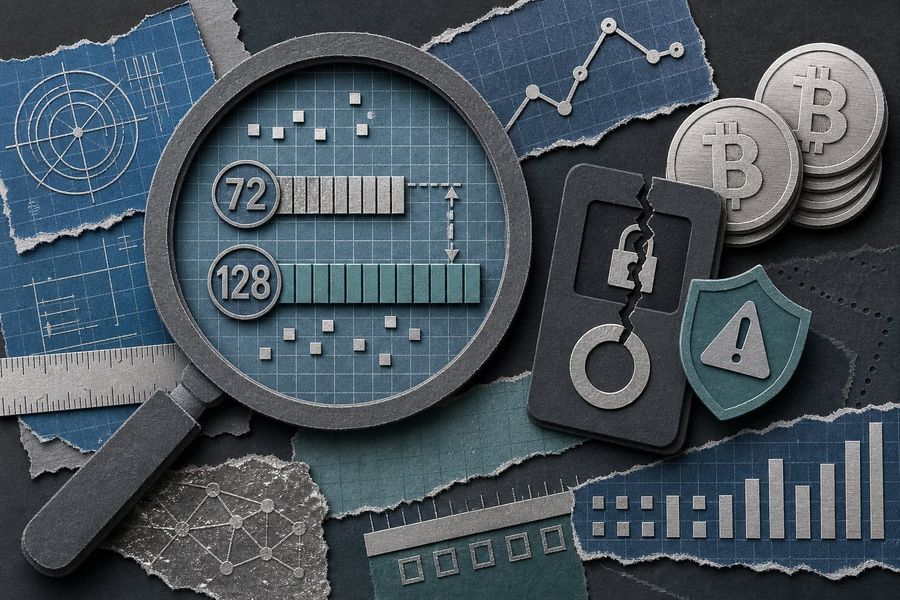 72 bits, not 128: the entropy gap draining Coldcard wallets
