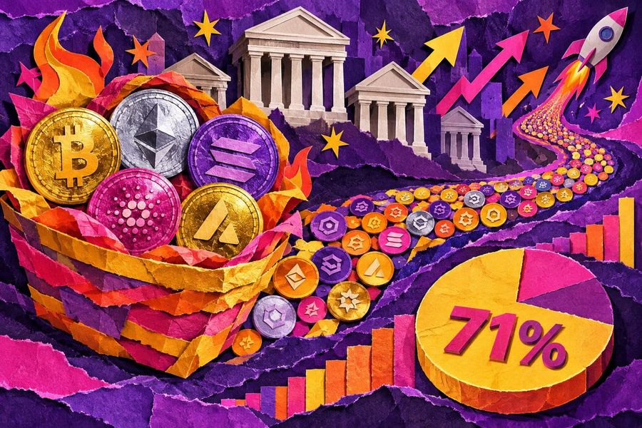 Citrini's token basket is 71% long-tail. Only 5 names top 3%