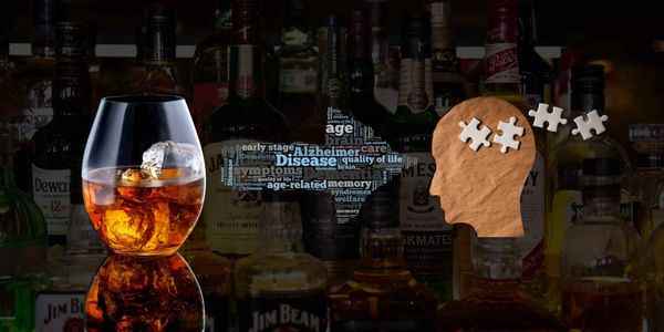 Alcohol has a number of effects on the brain and can increase our risk of developing dement