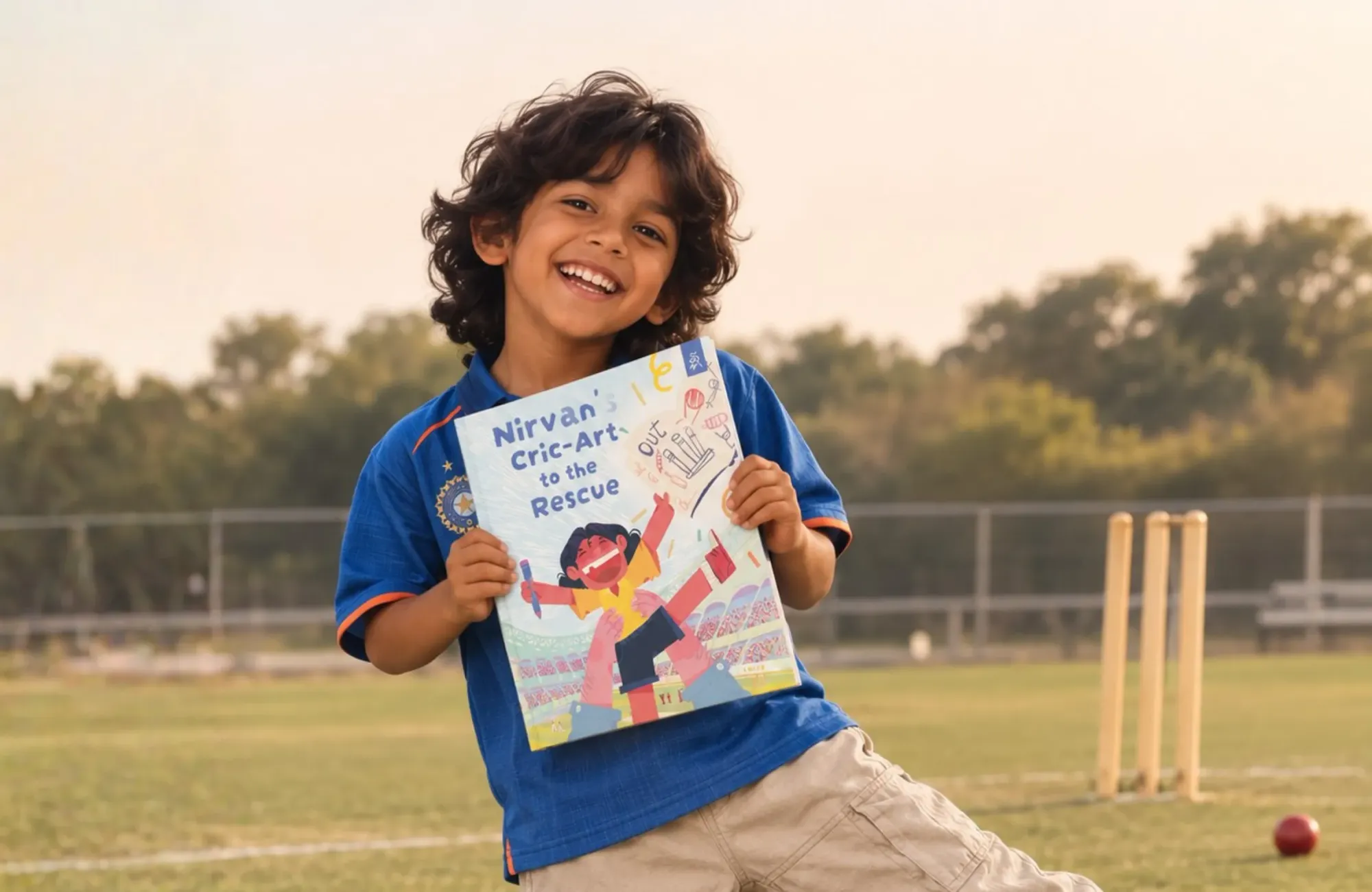 Child engaging with a personalized cultural storybook