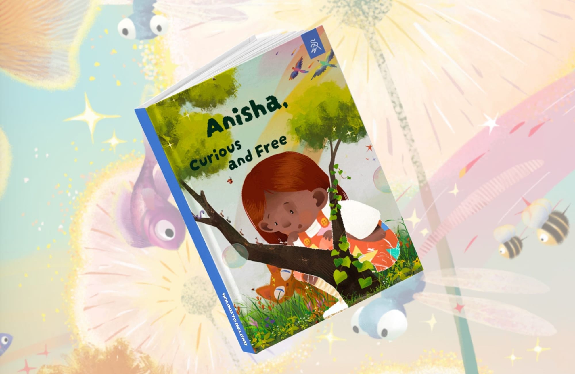 A personalized book helping a child find home between two cultures