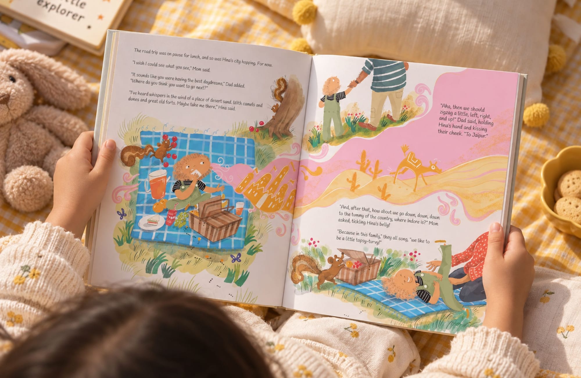 Child engaging with a story that genuinely reflects their specific cultural heritage