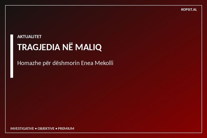 Tragjedia e Lozhanit: Humbja e jetës së efektivit Enea Mekolli dhe dështimi i rëndë operacional i Policisë