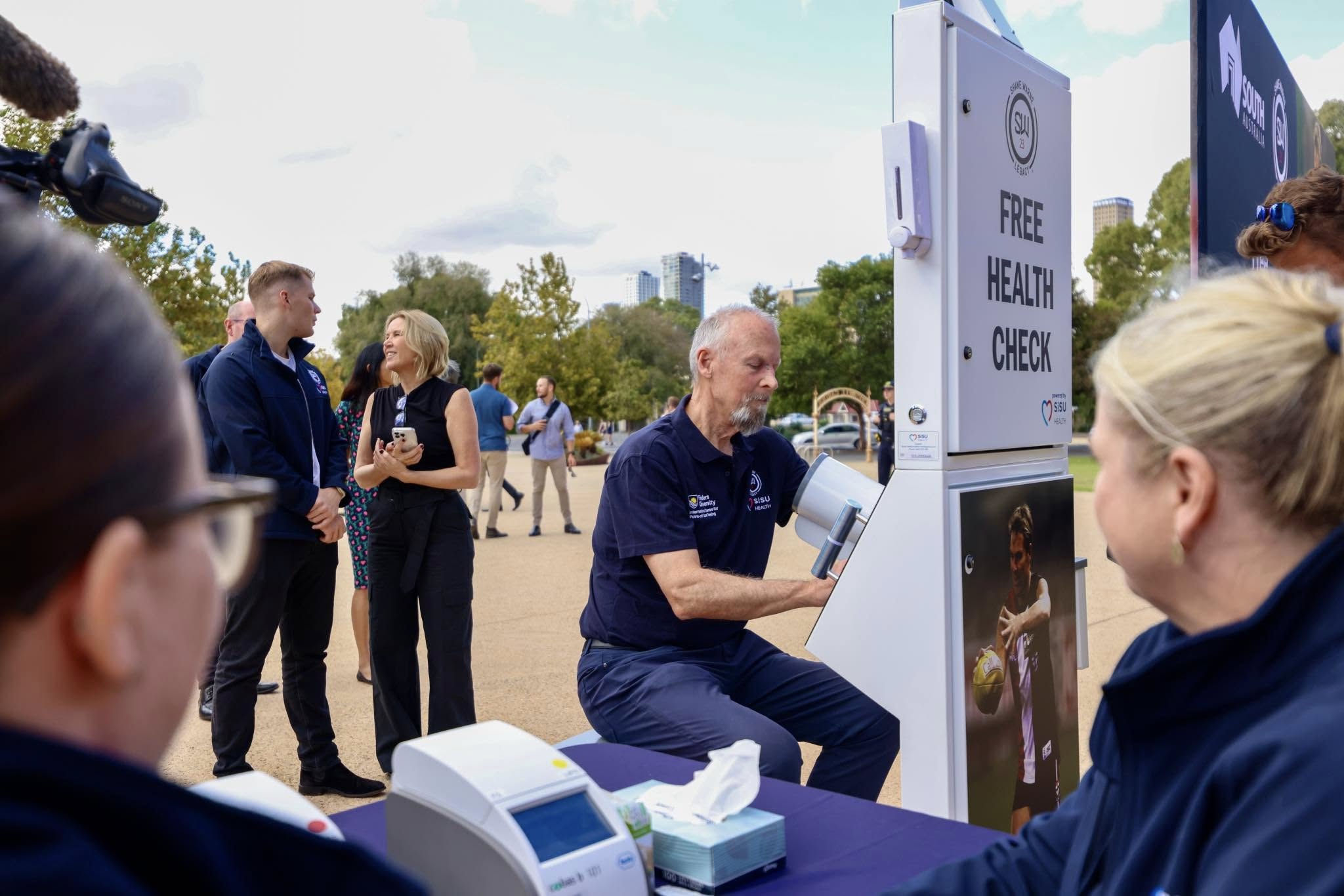 Footy fans urged to undergo free health checks at Gather Round