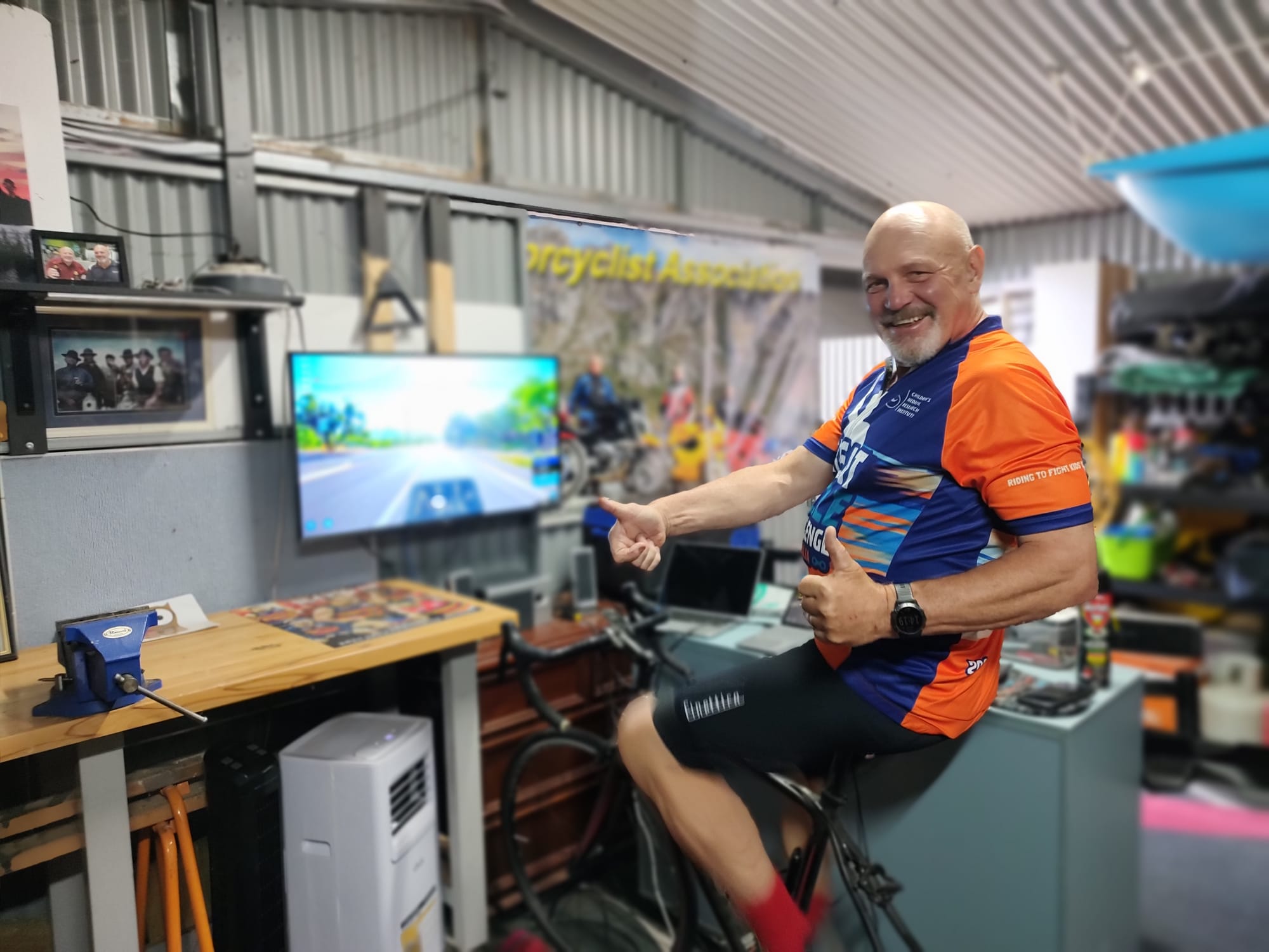 Inspirational John rides for special cause