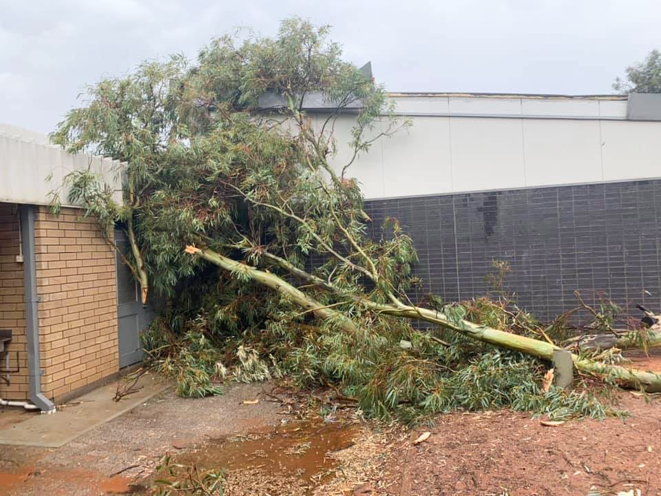 School’s storm damage