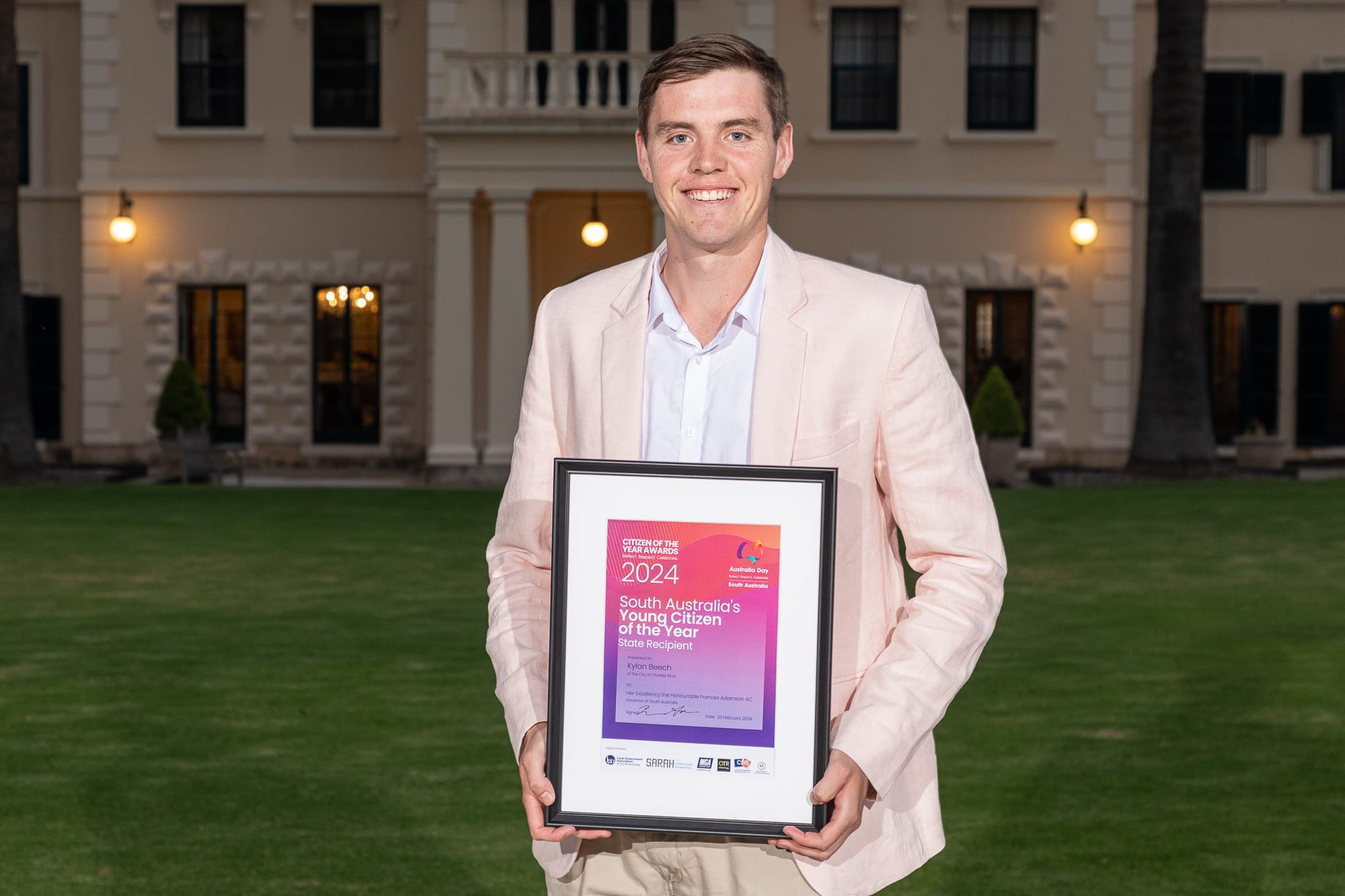 Kylan an ambassador for Australia