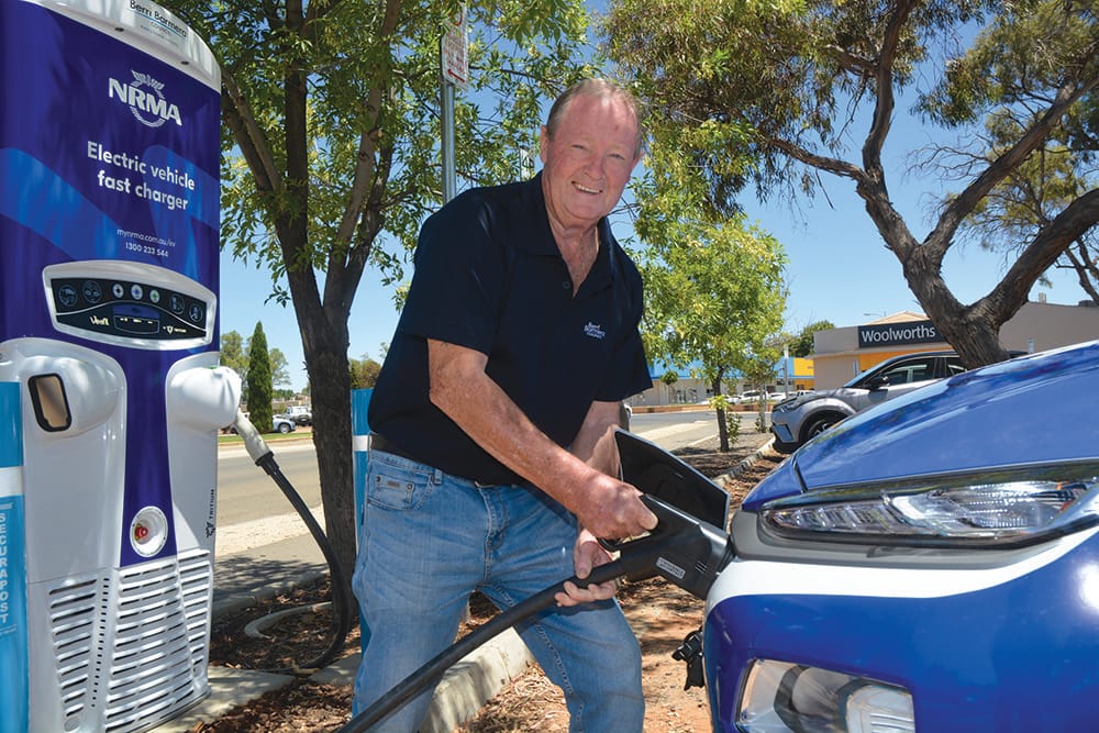 Barmera feeling the electric vehicle buzz