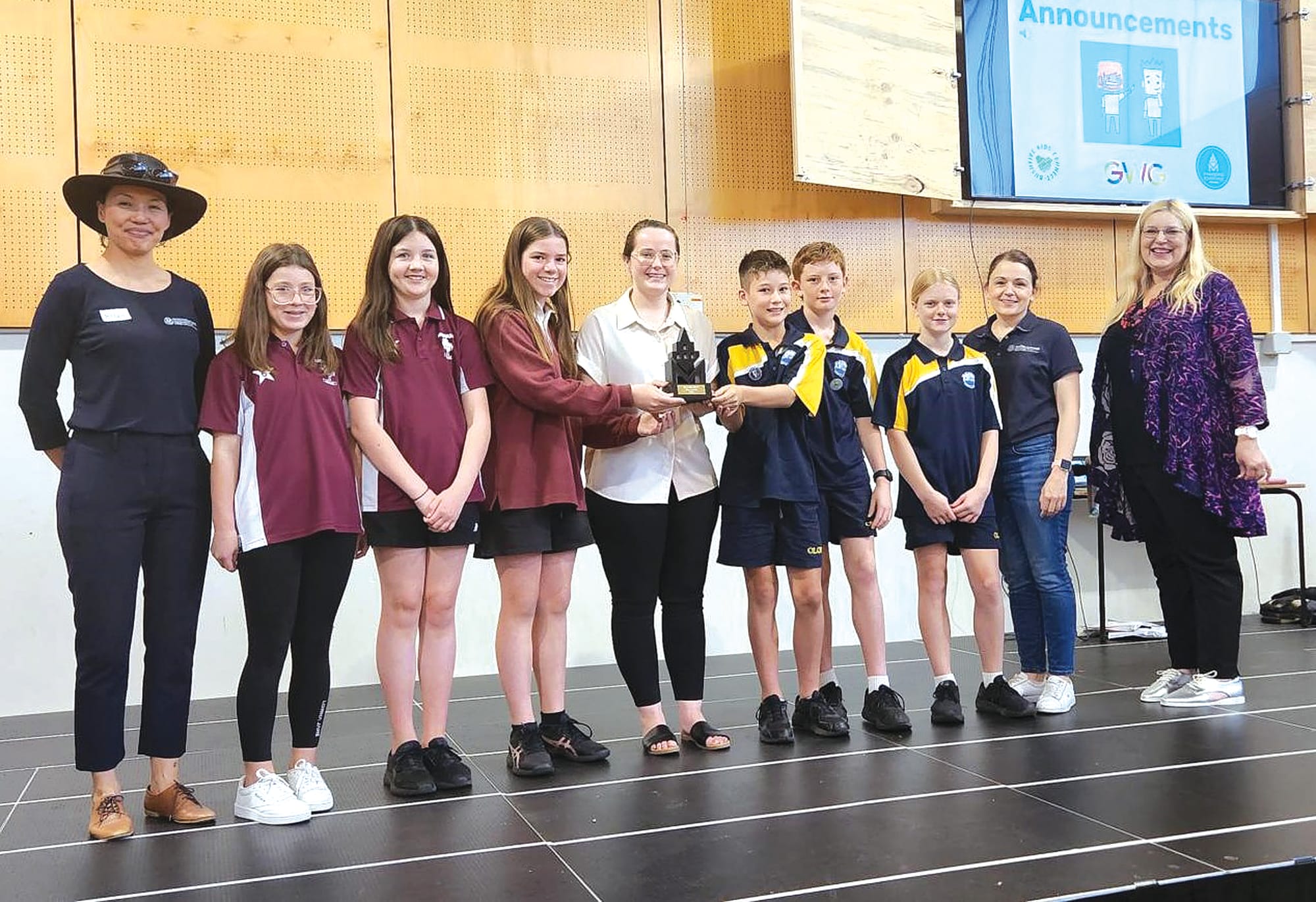 Student ideas, creations in showcase