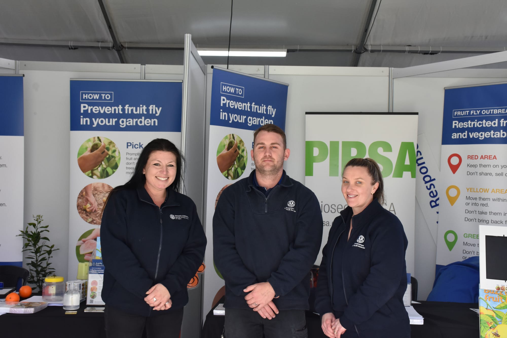 Fruit fly education at Field Days