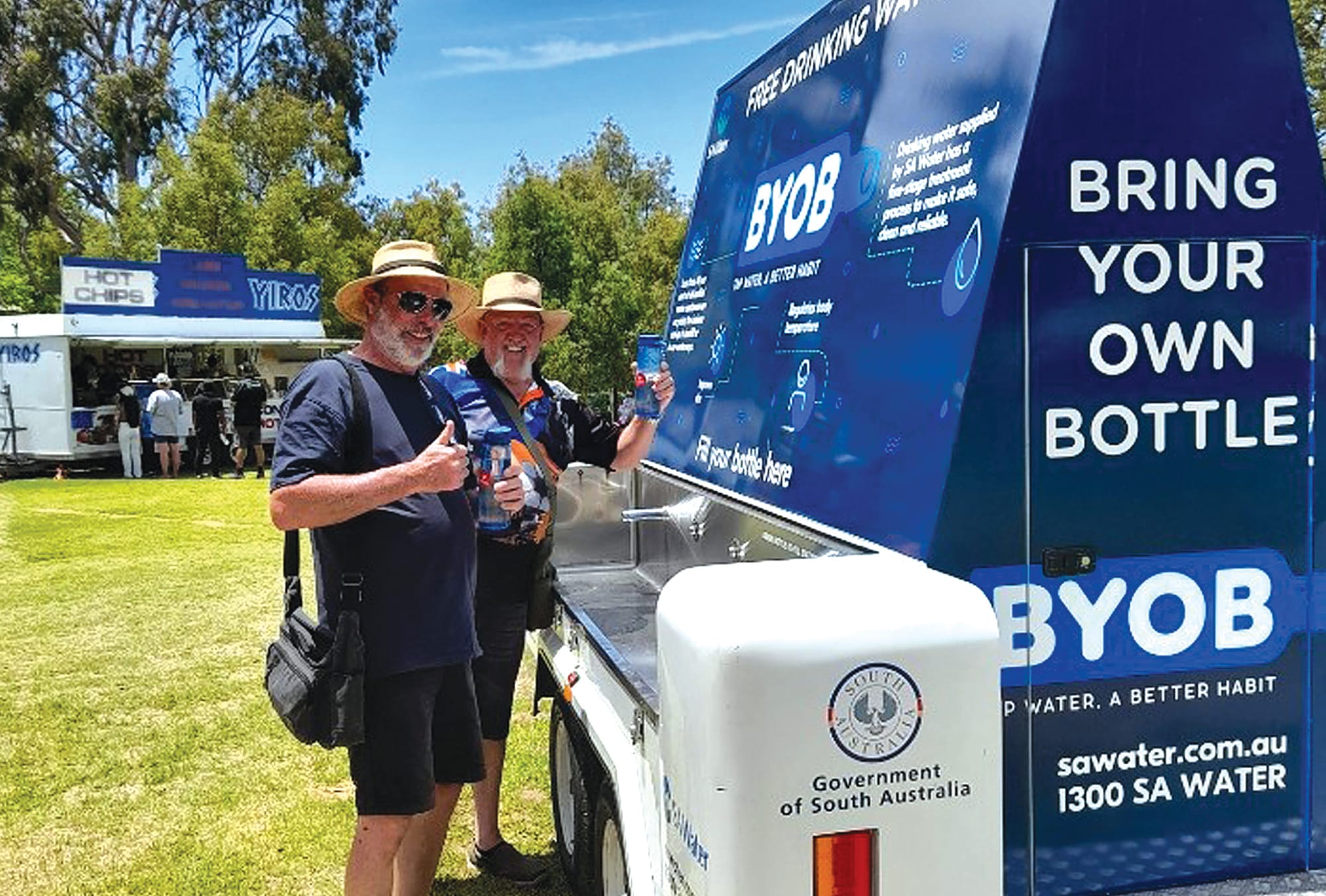 Stay quenched with SA Water’s new bench