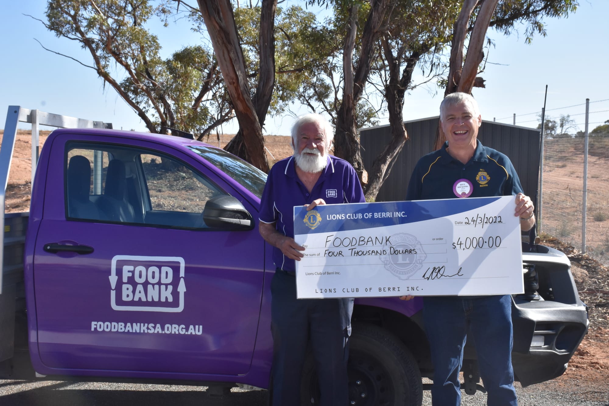 Lions’ donation for school breakfasts