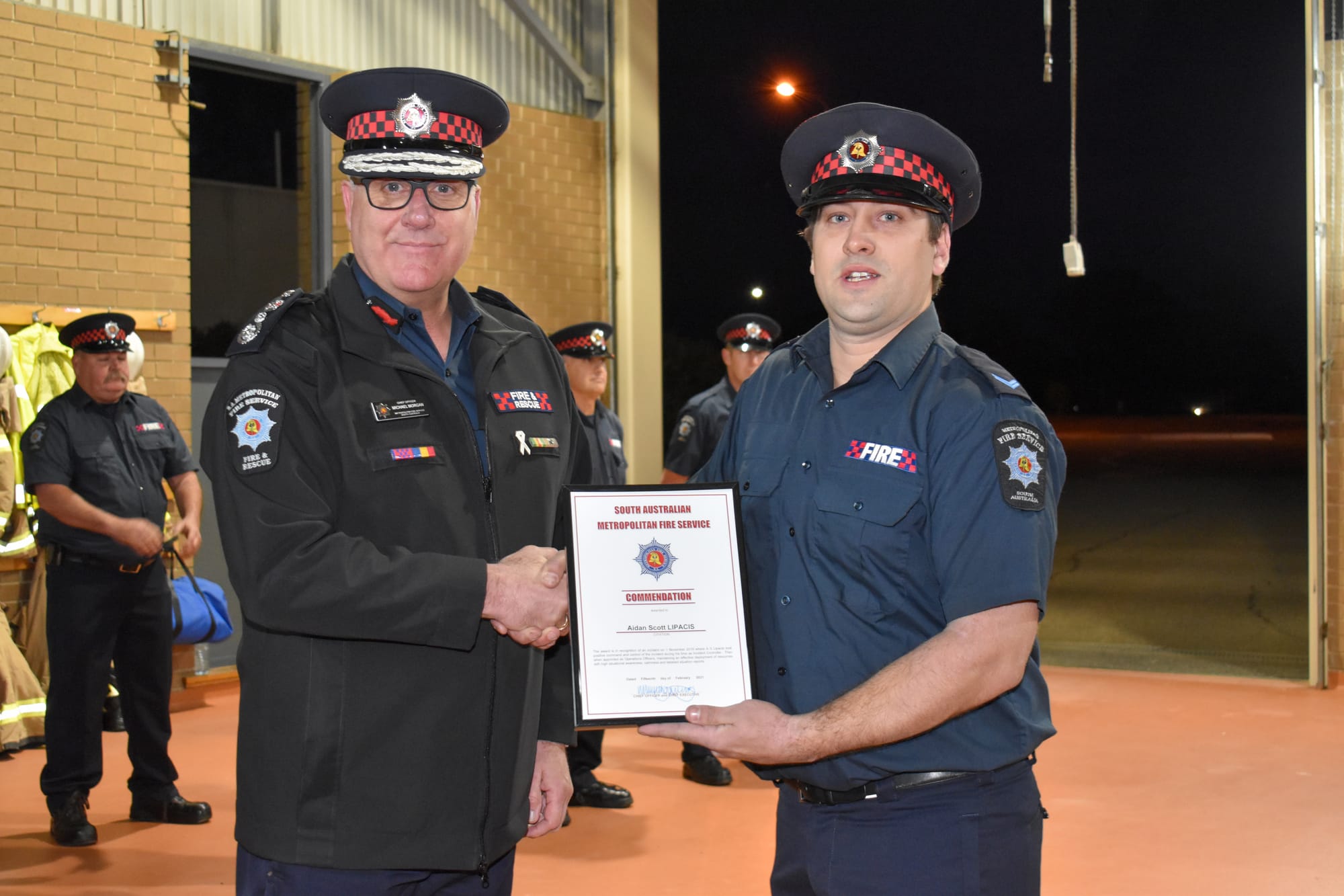 Firefighters acknowledged for controlling 2019 blaze