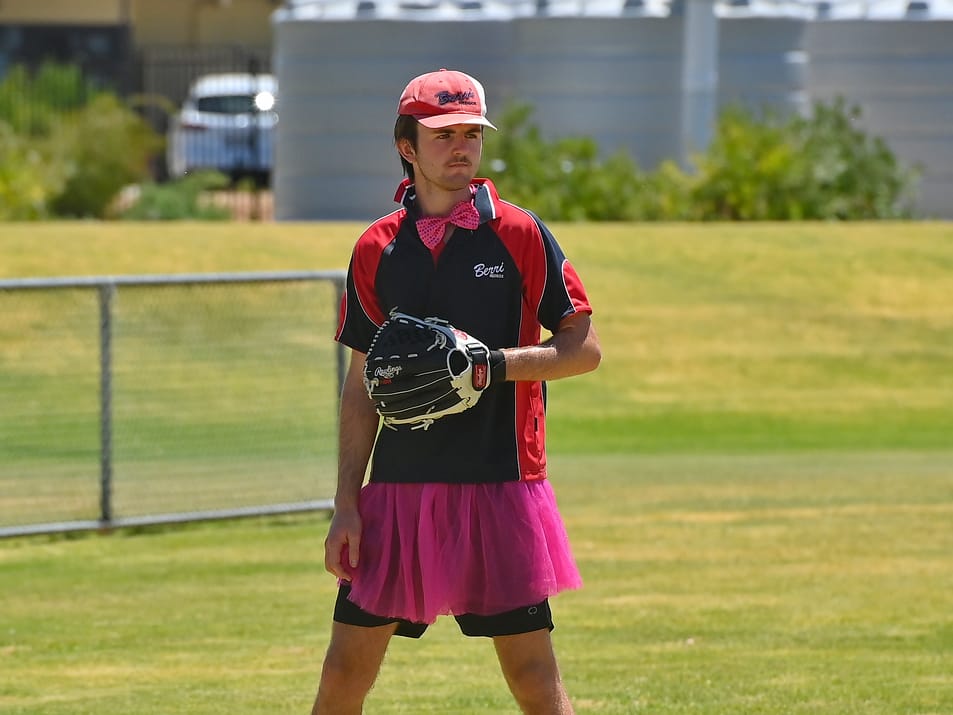 Softball goes pink