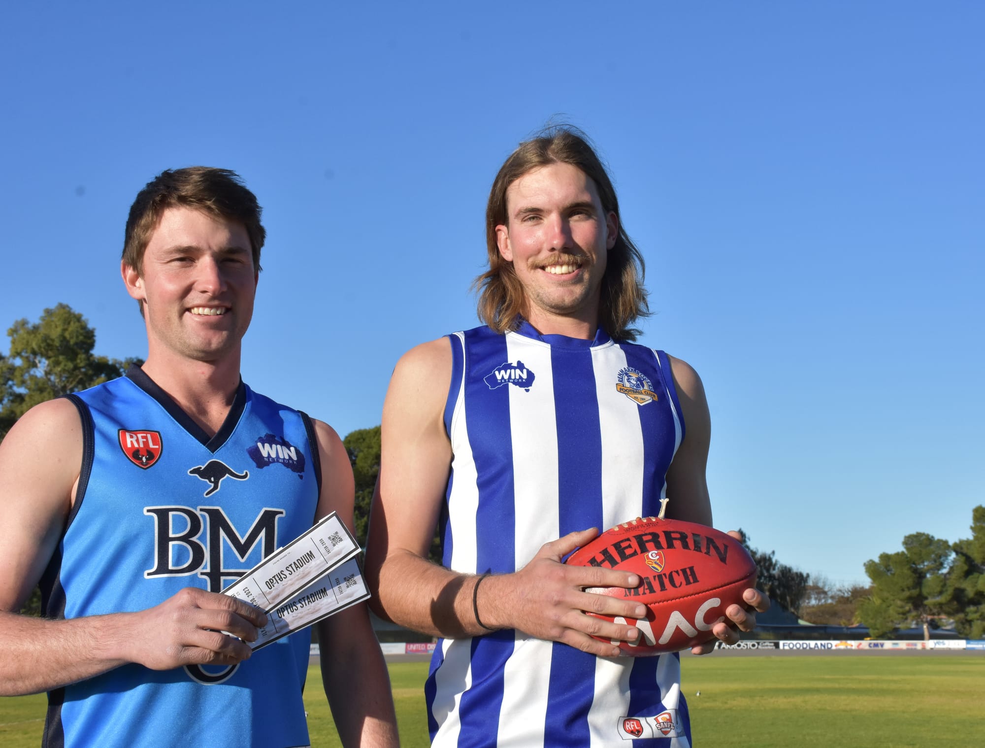 OPTUS CALLING: Riverland pair on the way to WA