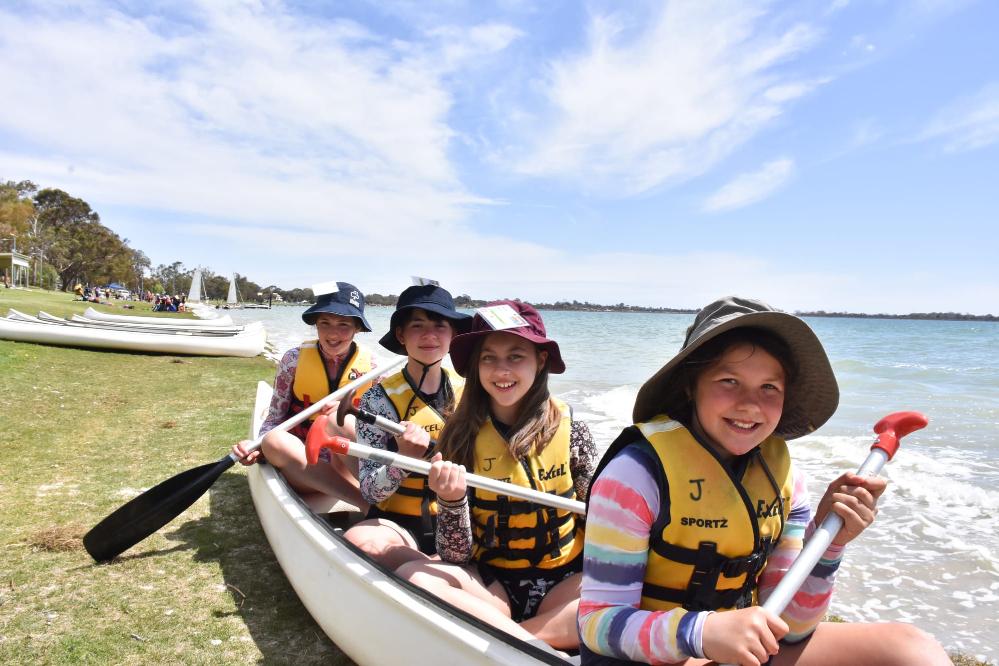 Guides set up camp at Lake Bonney