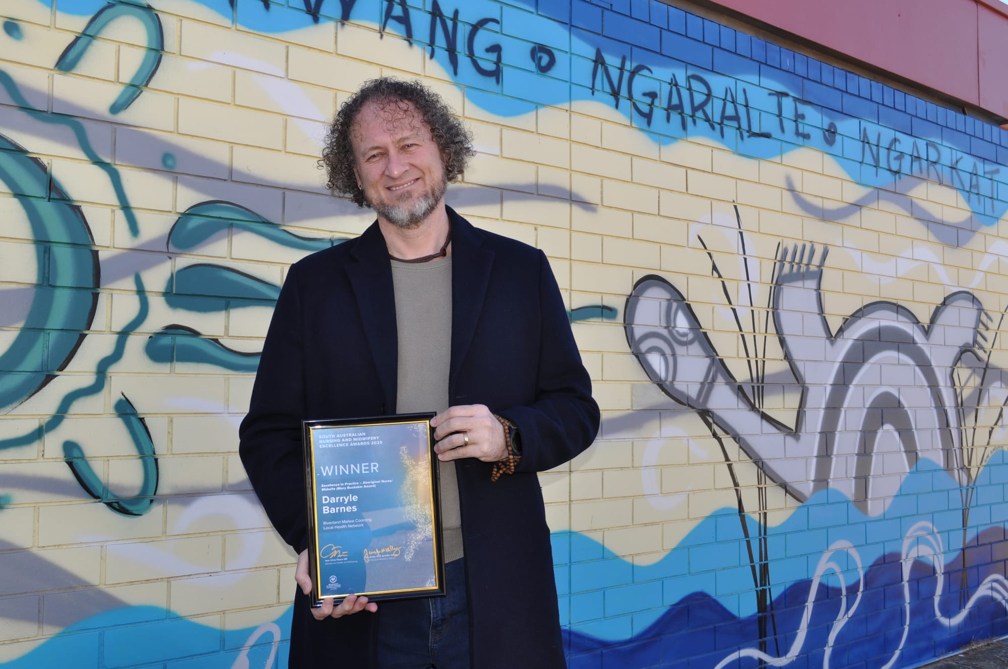 Darryle awarded for excellence in Riverland health care