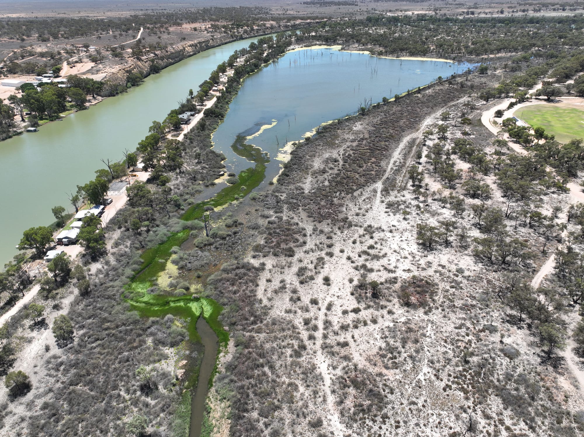Cadell Wetland watering