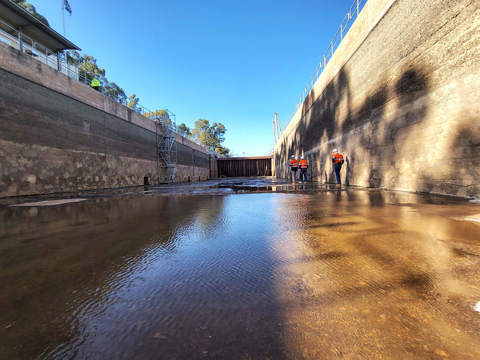Lock 3 is back in business