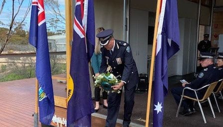 Police service honoured at historic Banrock