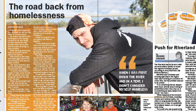 Pioneer journalist up for homelessness award