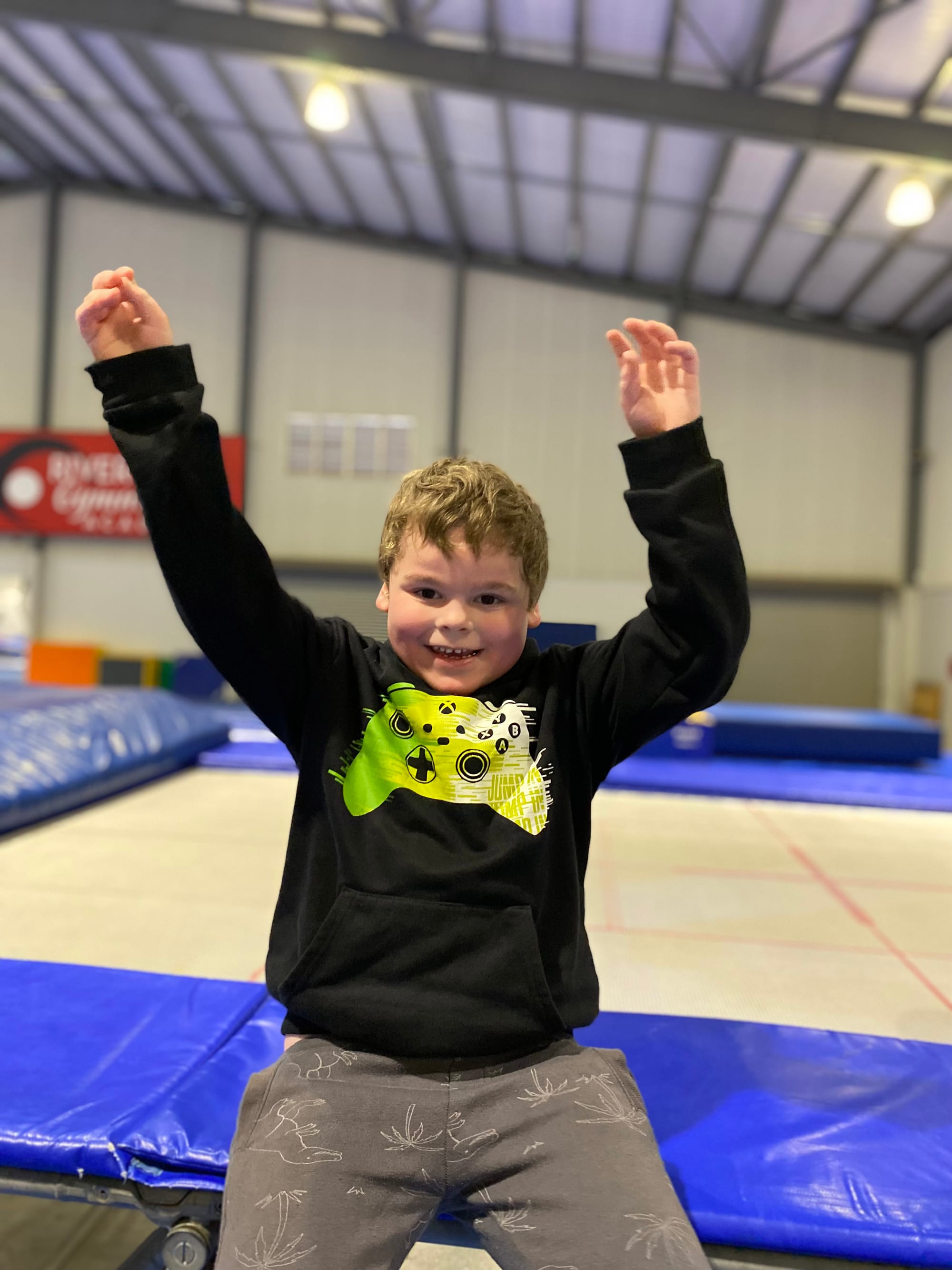 Riverland students jump (and play) for joy