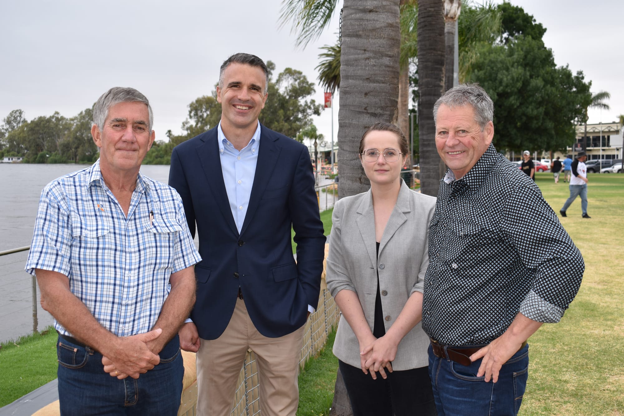 Premier in town for ‘peak river’