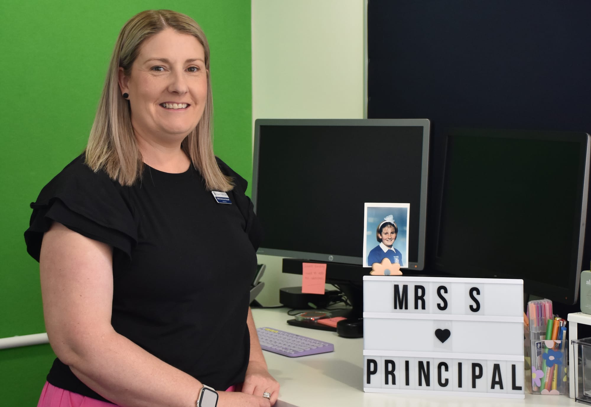 A familiar face back at Renmark Primary School