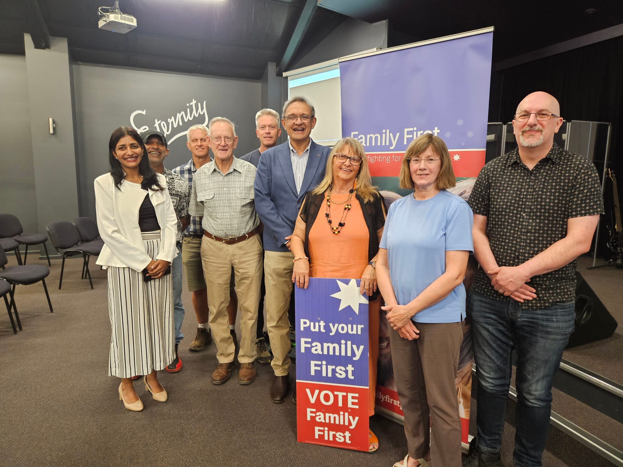 Family First candidate holds Riverland meeting