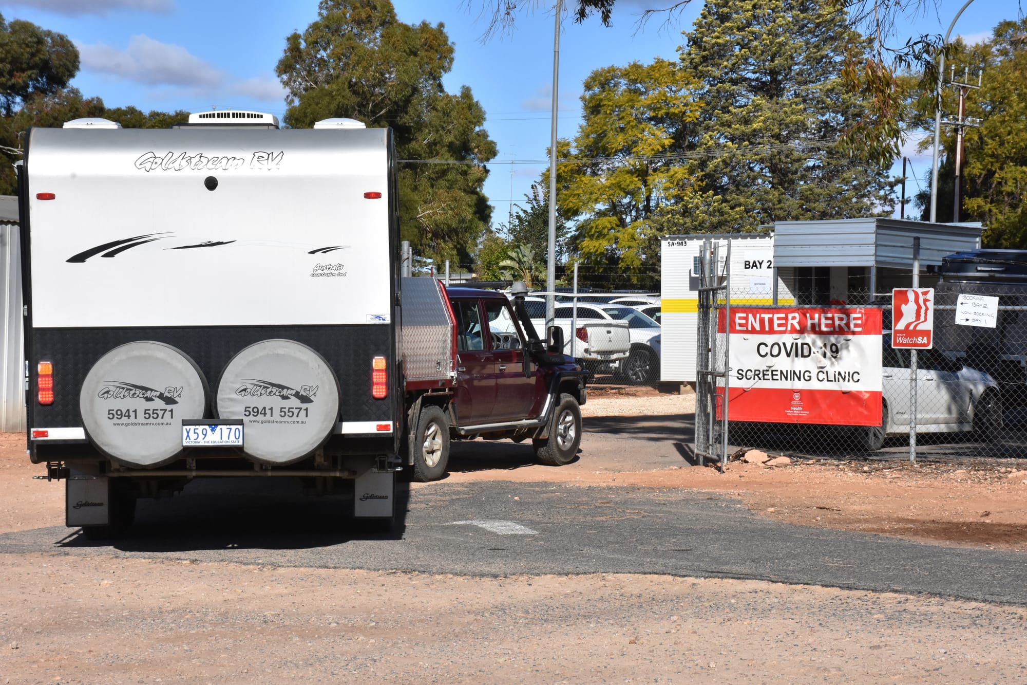 Bookings gone for drive-through Covid tests